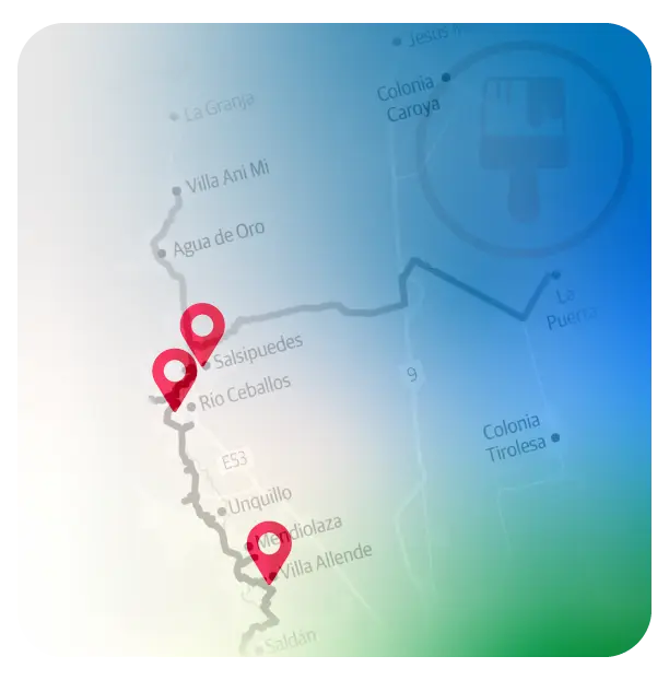 Pinturerias Tichellio - Sucursales